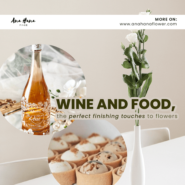Ana Hana Flower Wine and Food Ad
