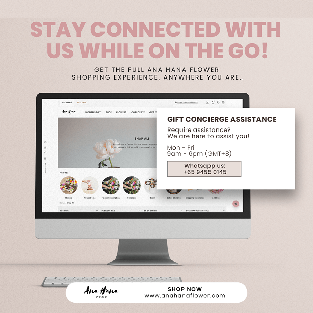 Ana Hana Flower Contact Ad