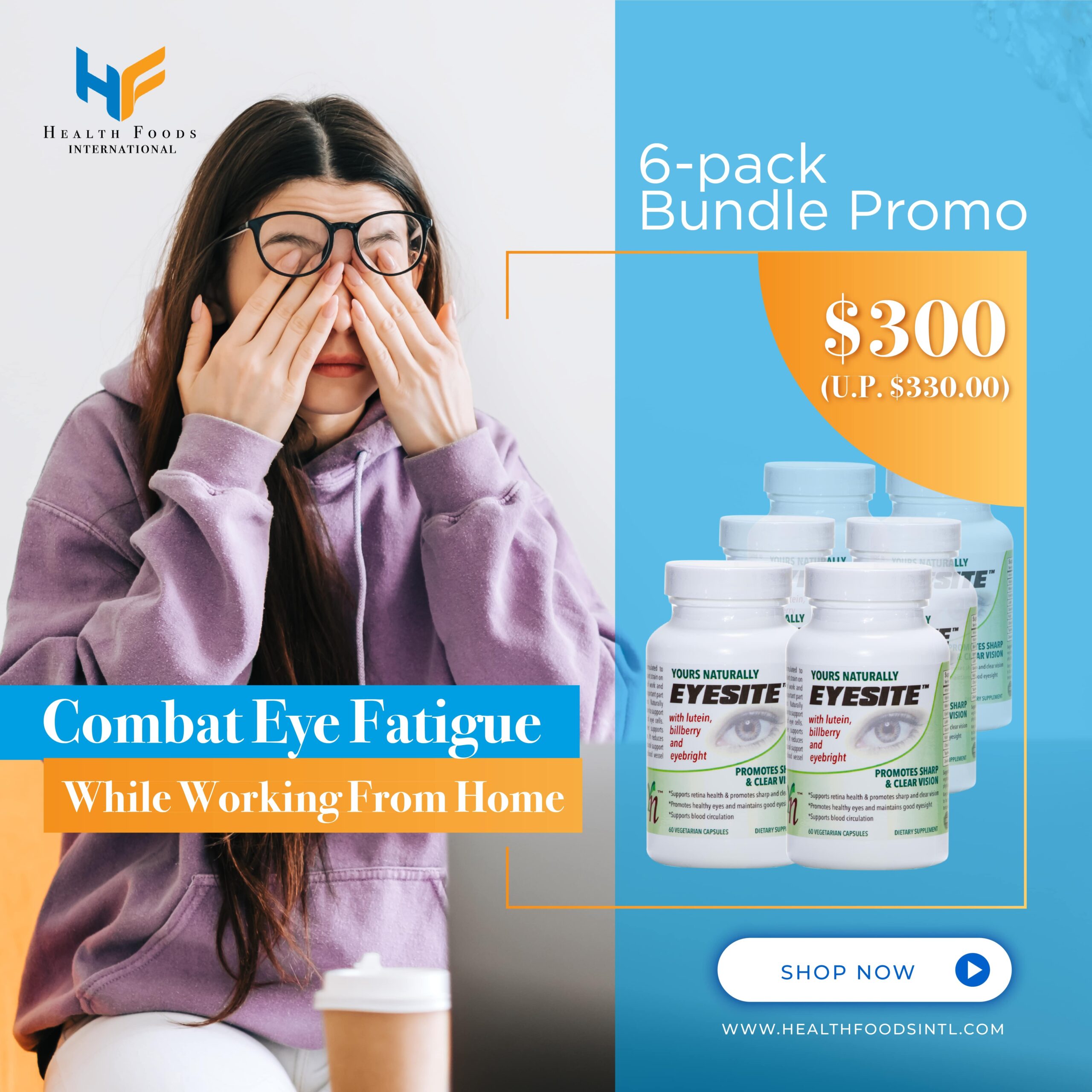 Healthy Foods International Eye Fatigue
