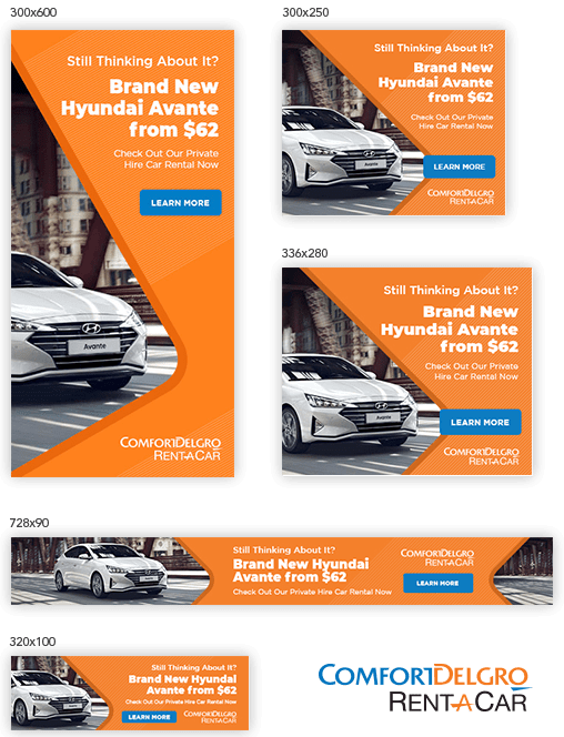 cdg rent car ad banner