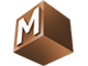 Letter M gold icon