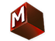 Letter M red logo