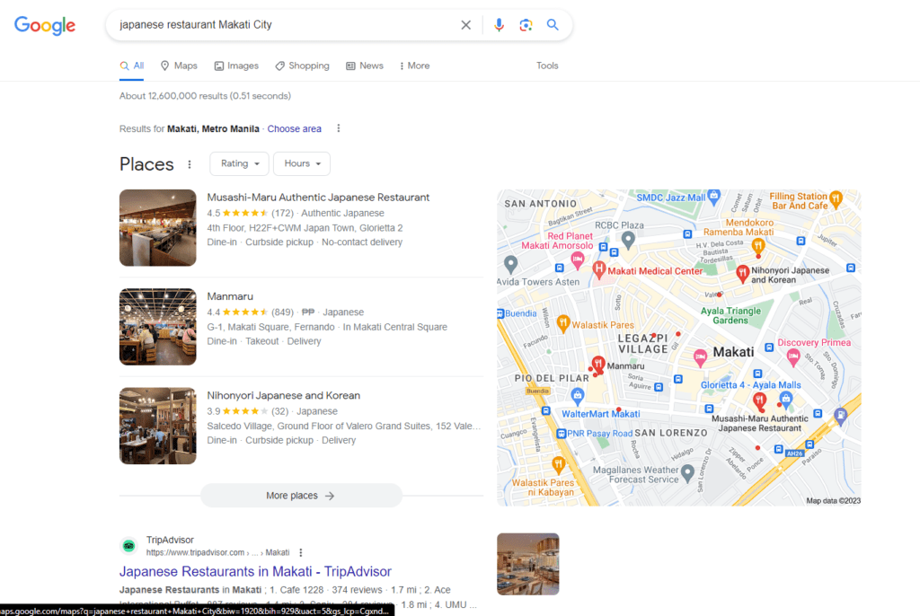 Japan Restaurant in Makati