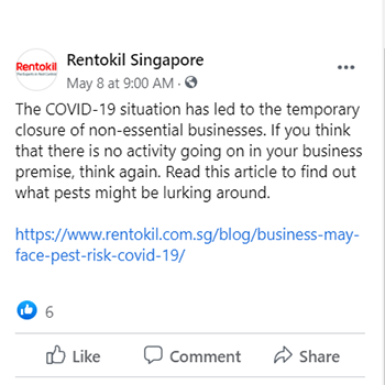 social media content sample