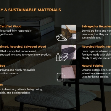 Sustainable Furniture Infographics